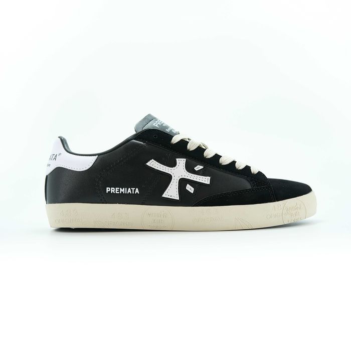 Кросівки Premiata Steven Black premium | Кроссовки чоловічі жіночі