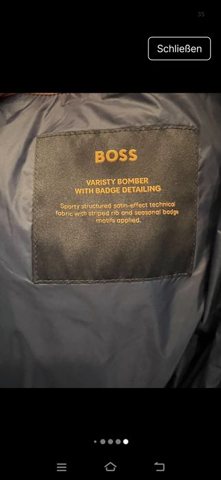 Bomberka kurtka  Boss L nowa 349€
