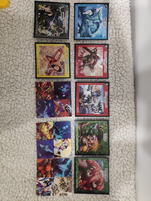 Bollycao cromos marvel simpsons duel masters