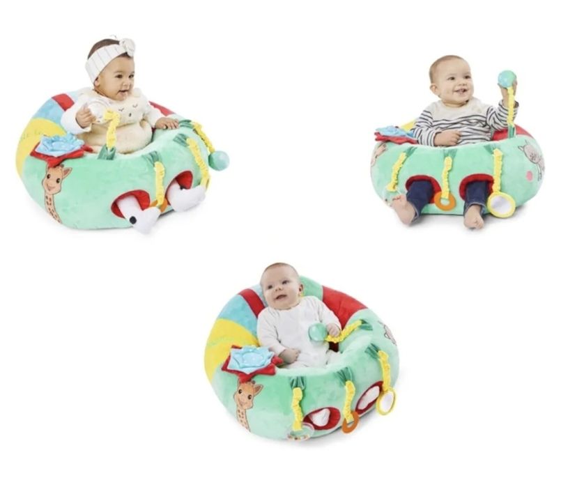 Assento de Atividades Sophie la Girafe p/ Bebé +3M – Como Novo!