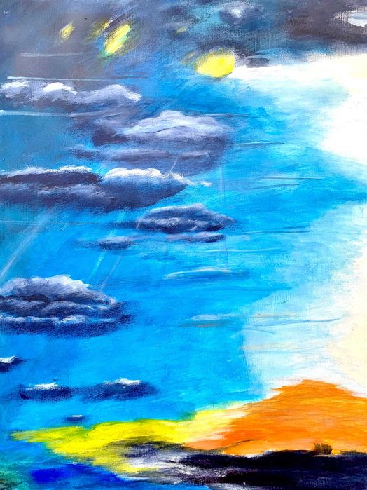 Obraz akrylowy na płótnie "Po burzy" Jerzy Dołhań