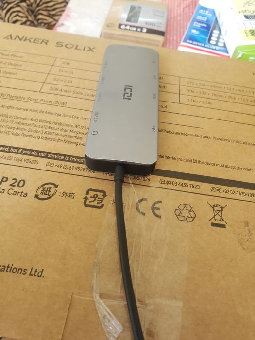 USB хаб док-станція type-c ICDI