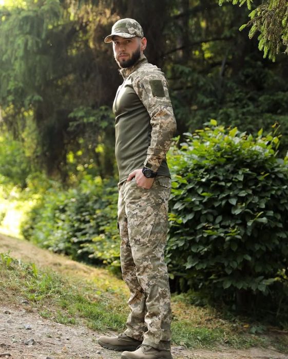 Військова форма літня койот убакс штани multicam піксель олива военная