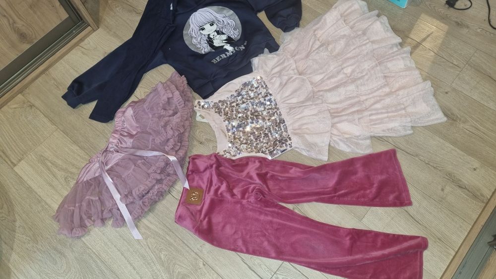 Ubrania dziewczęce Paka 122 -134