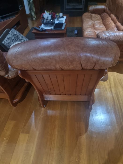 Conjunto de sofás - madeira de cerejeira