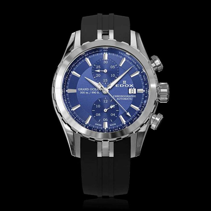Новий Edox Grand Ocean 43mm Men's Automatic 09800-3CA-BUIN Swiss made