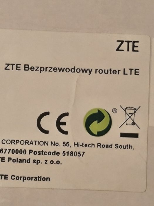 Router ZTE  MF286D 4G LTE