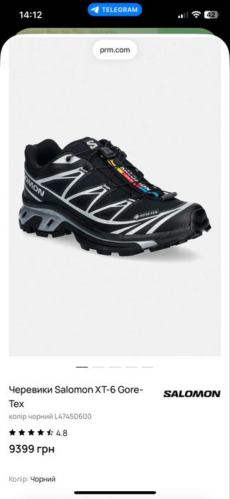 Salomon XT6 GORE-TEX