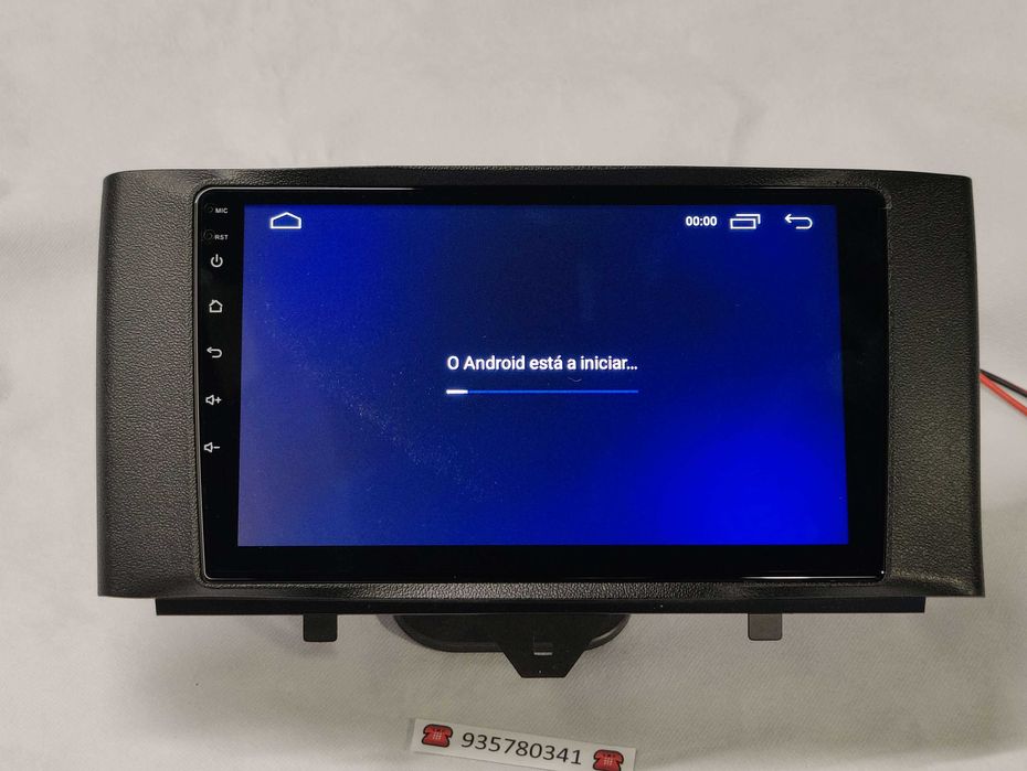 Radio 2 DIN Android para Smart Fortwo - Smart 2 - Novo Garantia