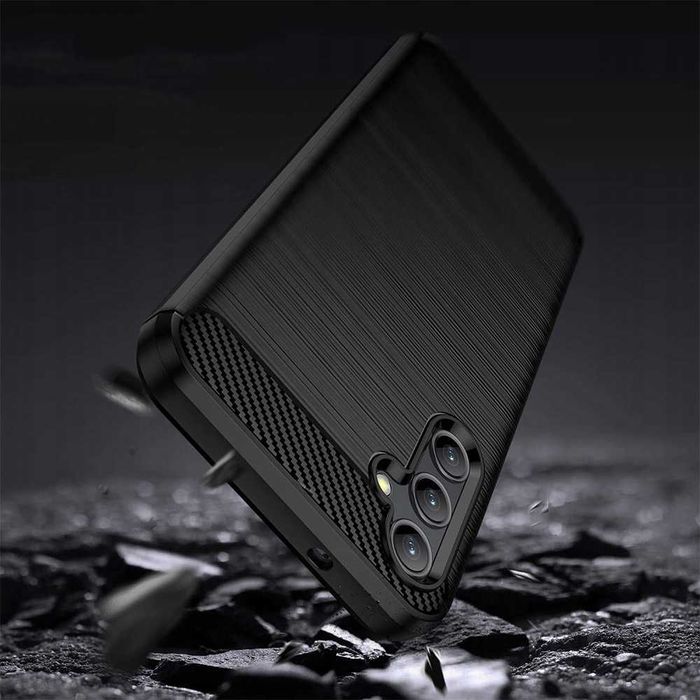 Etui Carbon do Samsung Galaxy S23 FE + Szkło Hartowane