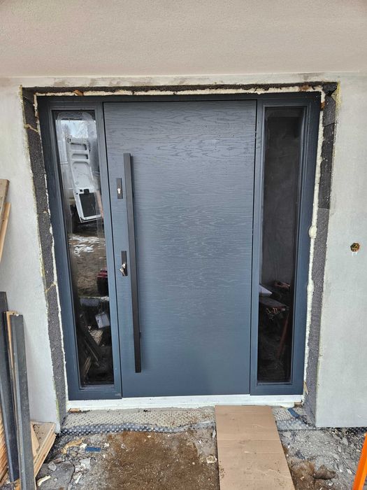 Drzwi zewnętrzne drewniane na każdy wymiar producent montaż/dowóz