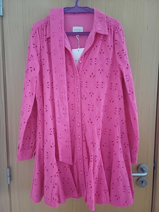 Vestido rosa / fúcsia da Sézane