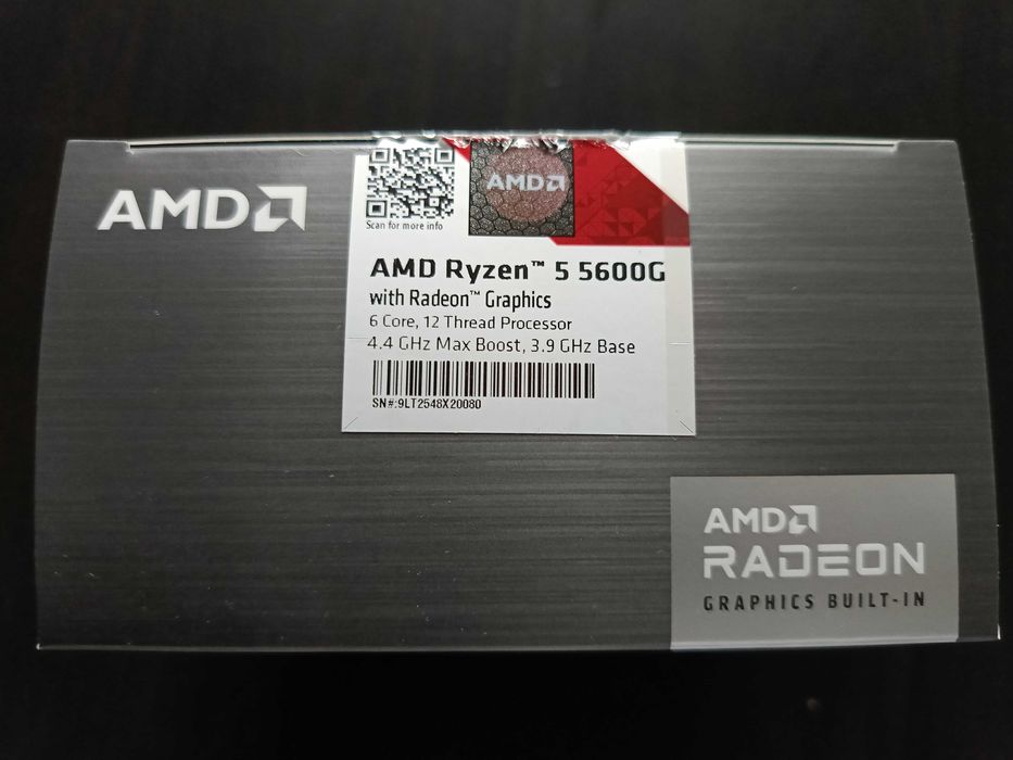 【新品未開封】AMD Ryzen 5 5600G AMD Ryzen 5 5600 BOX AMD Ryzen 5000 Socket AM4 / 6コア12