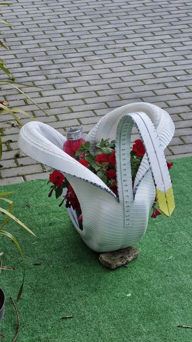 Vaso cisne para flores
