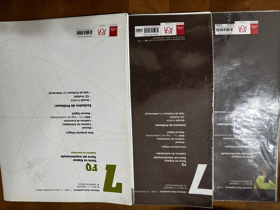 Manual, Caderno de Atividades e Exercicios Fisico-Quimica 7