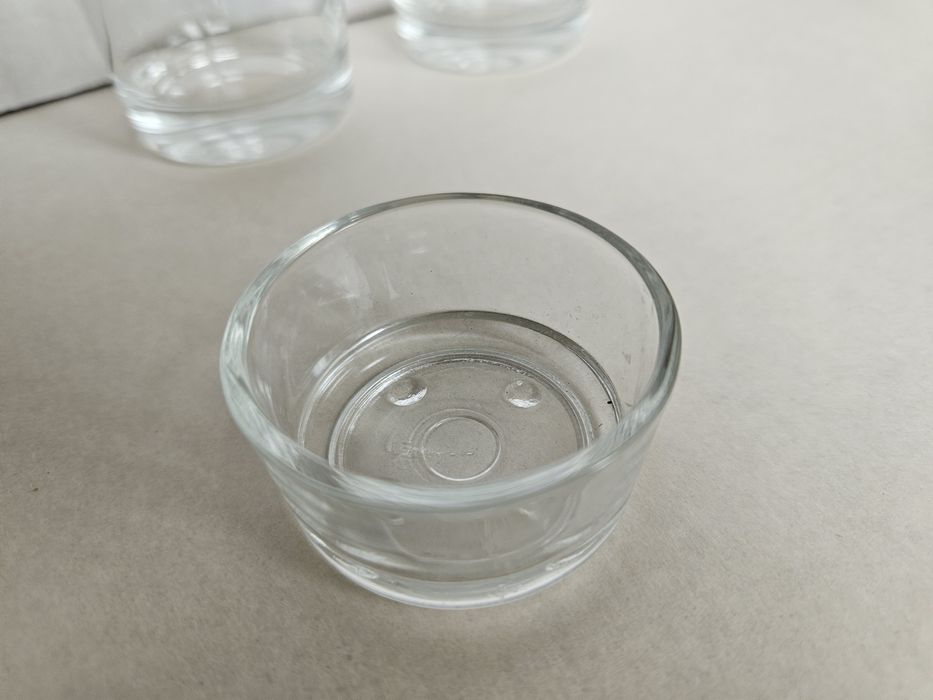 Lote de 4 Porta Velas em Vidro Usadas