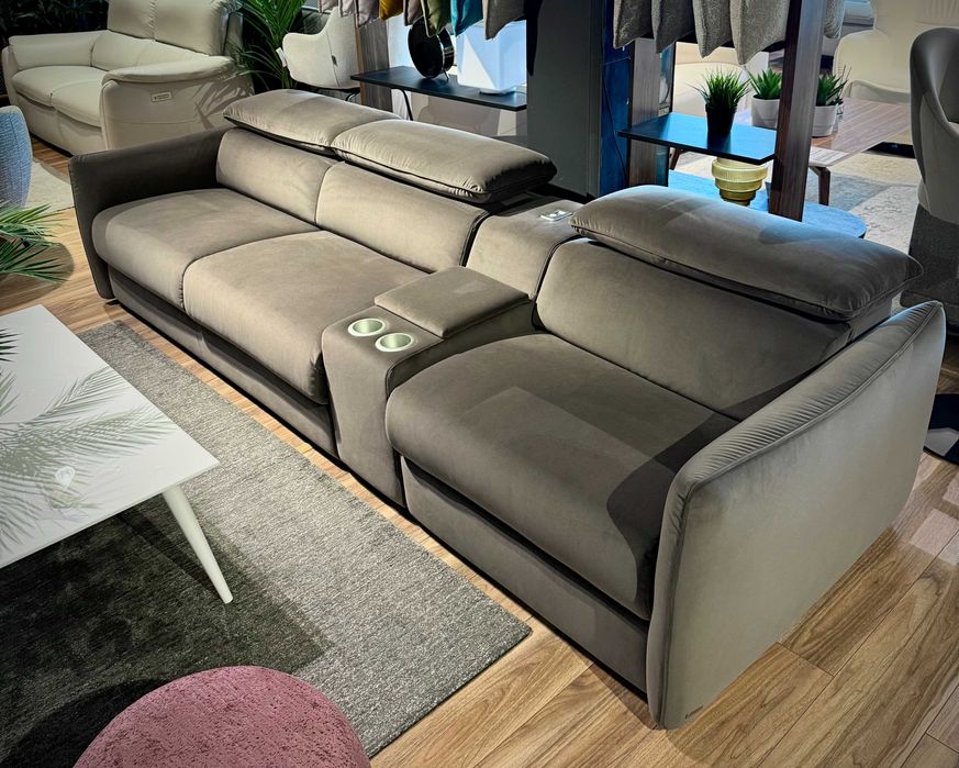 Sofa z funkcją spania i relax Natuzzi Editions - B995 Meraviglia