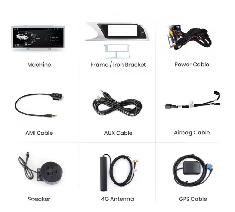 Radio Audi A4 B8 A5 8T Android Auto CarPlay Nawigacja