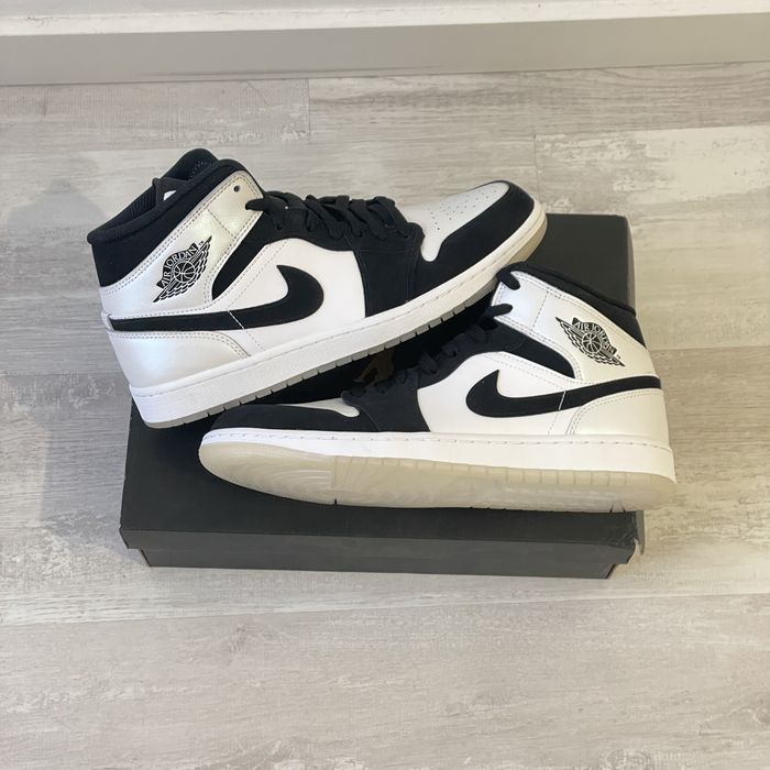 Air Jordan 1 Mid SE Diamond Shorts EU44.5 Branco Pérola