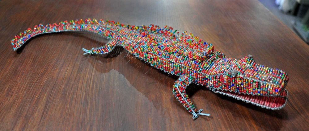 Escultura de missangas