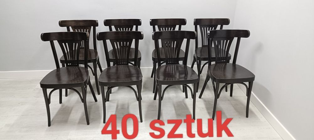 Krzesła gięte jak Fameg Radomsko  do restauracji jak nowe