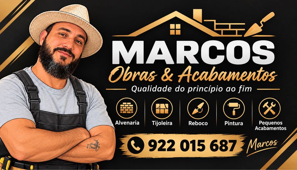 Obras e remodelacoes - Marcos