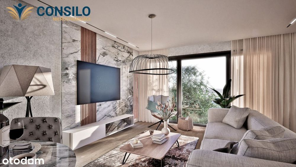 4 pokojowy apartament z ogrodem w zielonej okolicy