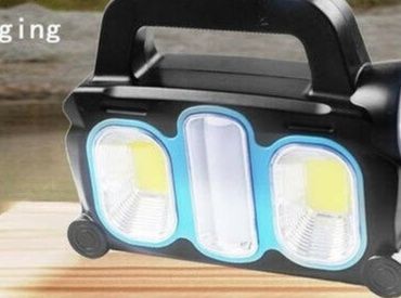 Лампа ліхтар з акумулятором.фонарик.фонарь.