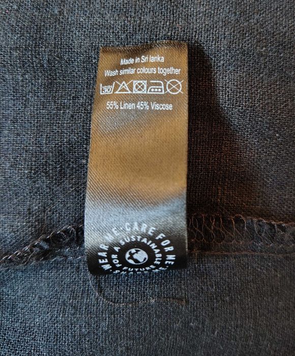 Базовое, черное платье миди макси супер батал из смесевого льна george