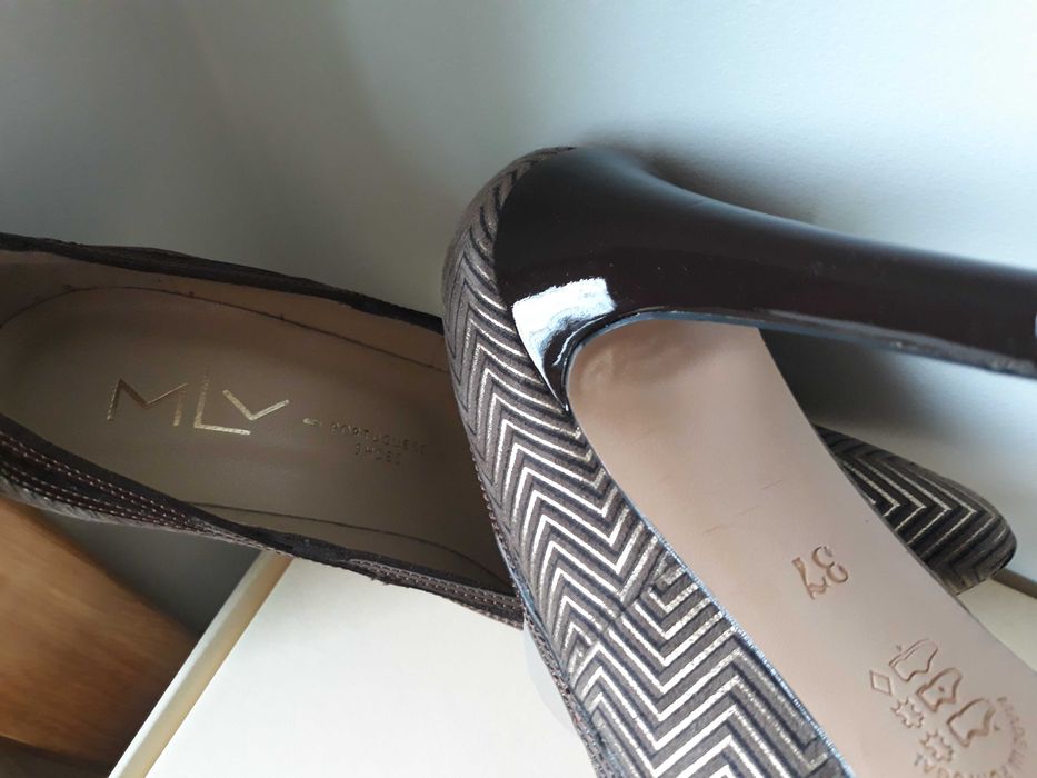 Sapatos SUPER Elegantes totalmente em couro MLVSHOES
