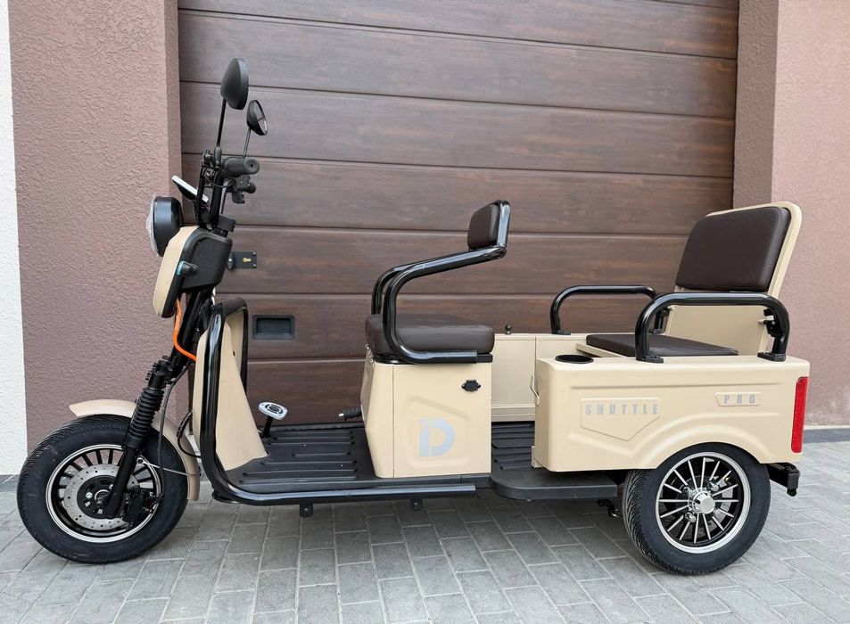 НОВИЙ Електротрицикл IDemo Trinity Shuttle 2.0 PRO 1500W
