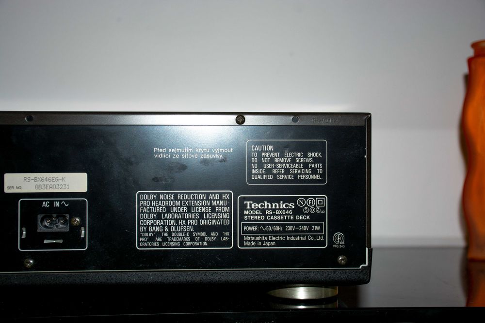 Sprzedam Magnetofon Technics RS-BX 646