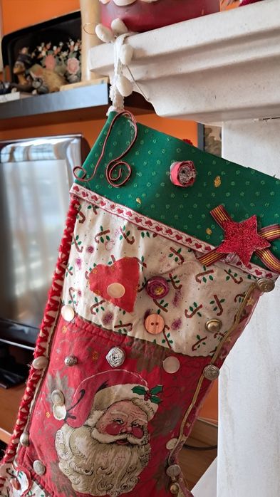 Bota de natal artesanal
