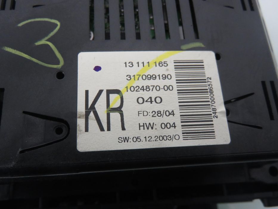 Radio Cd30 Opel Astra III H
