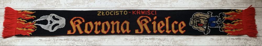 Szalik Korona Kielce Unikat !