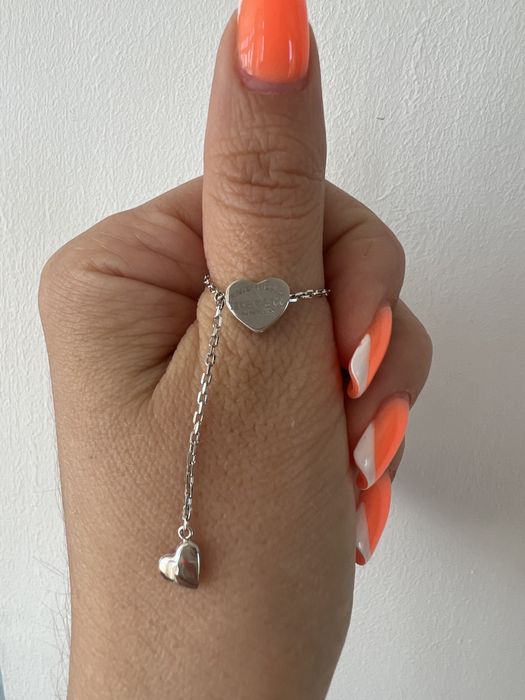 Золотое кольцо Tiffany & Co белое золото 585 проба