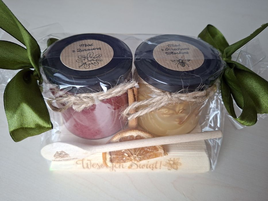 Zestaw prezentowy Miody Dworskie 2x250g