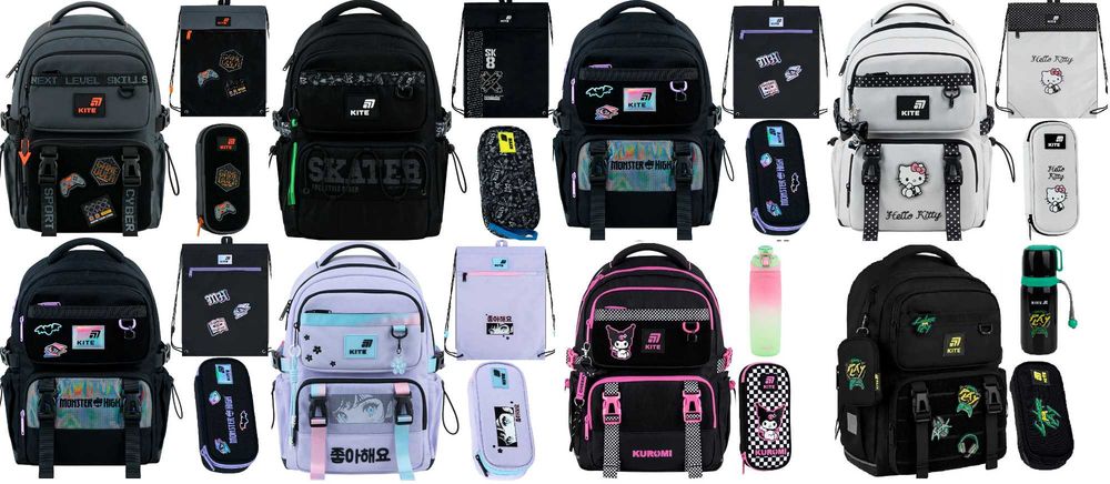 Рюкзак Kite Education 1022M Sakura Skater Game