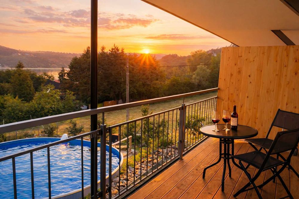 Rożnów | Apartament nad Jeziorem Rożnowskim  Basen, Jacuzzi, Sauna | Relaks, cisza, natura i wyjątkowy widok