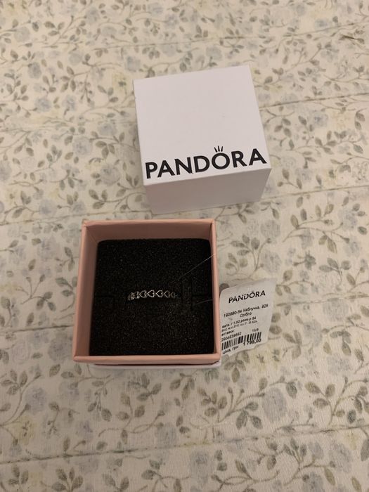 Pandora каблучка «смужка сердець» 14 розмір