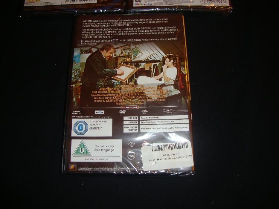 3 DVD´s Novos ainda embalados