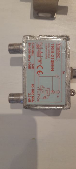 Rozgałęźnik  antenowy całość