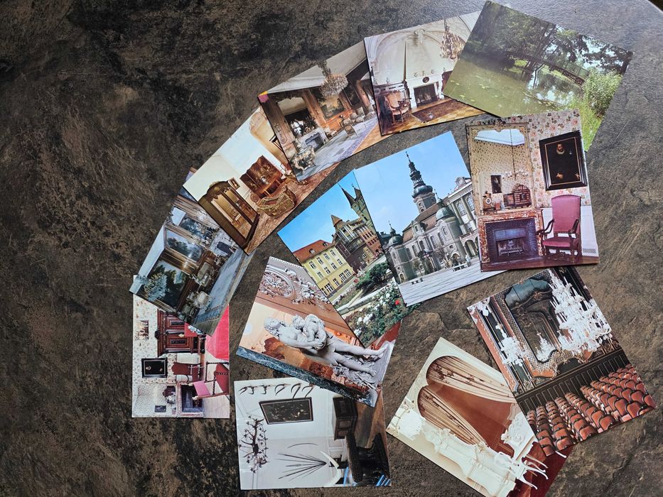 Stare pocztówki, widokówki; Pszczyna; 13 szt.