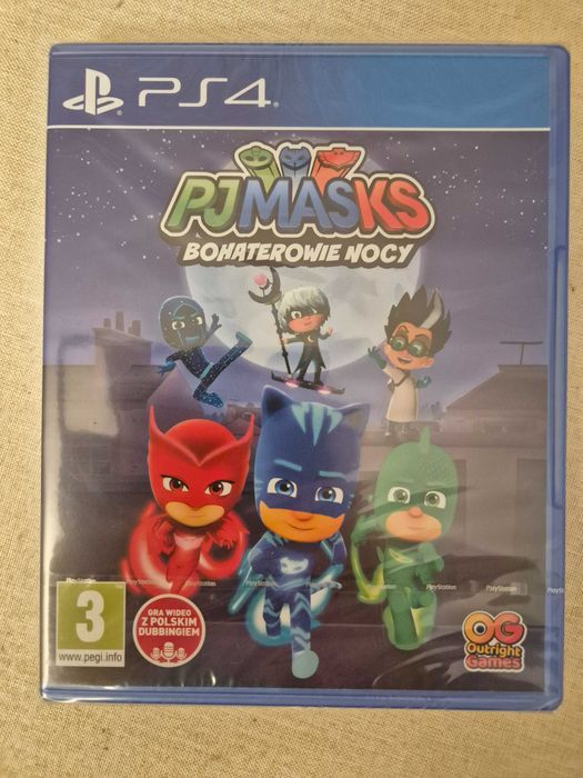 PJ MASKS Pidżamersi: Bohaterowie Nocy gra PS4 dubbing PL NOWA