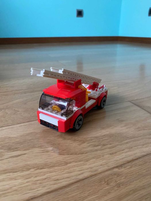 Lego bombeiros com manual de instruções