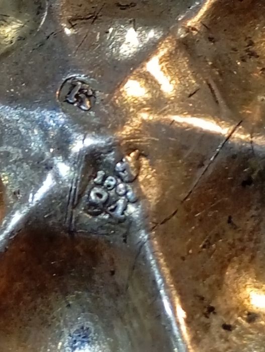 Старинная царская икорница серебро