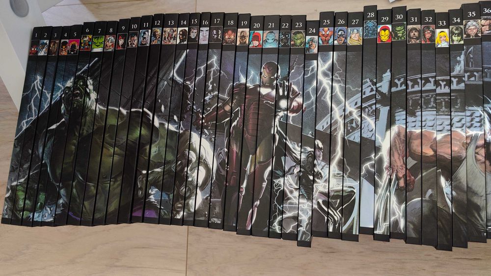 Wielka Kolekcja Komiksów Marvela, 56 egzemplarzy, lista w ogłoszeniu