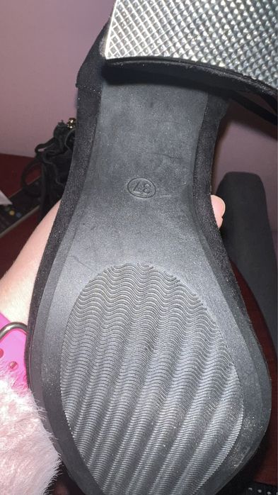 botki czarne rozmiar 37