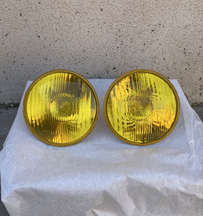 Жёлтые экспортные фары дальнего света ВАЗ / Lada 2103, 2106