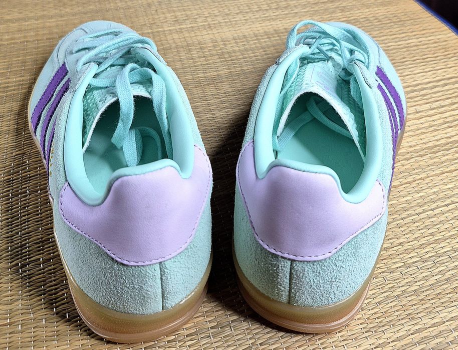 Оригінал 100% Жіночі кроссівки ADIDAS GAZELLE INDOOR W Mint(Розмір 38-24см)